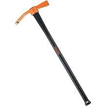 Truper Cutter Mattock, 2.5 lb Forged Steel Head, 36-Inch Wood Handle with High-Impact Polypropylene Overstrike Cover, Dual-Action Digging and Root Cutting Tool Model 18632 / TH-2.5M