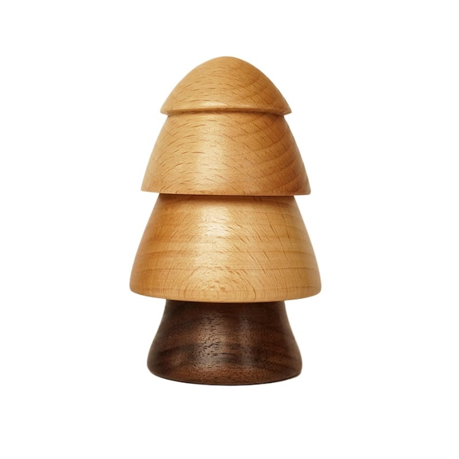 SHBHWS 2pcs Solid Wood Small Tree Toothpick Holder Creative Personalized Box Wooden Household Jar for Kitchen Restaurant