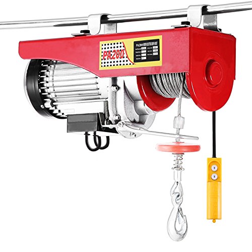 Happybuy 440 LBS Lift Electric Hoist 110V Electric Hoist Remote Control Electric Winch