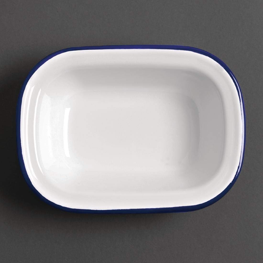 6 x Olympia smalto pirofila rettangolare 50 x 180 x 135 MM roasting Bakeware cucina