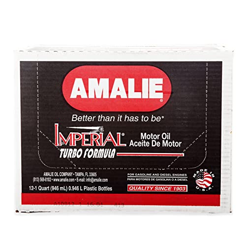 Aceite de motor Amalie Imperial Turbo 5W-30 1 cuarto pack 12 miniatura 3