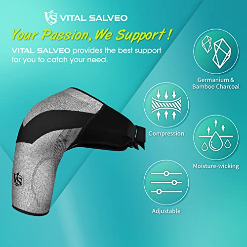 Vital Salveo Shoulder Brace Compression Sleeve Wrap With Support And Stability Breathable For Shoulder Pain Dislocated Rotator Cuff Tendinitis (1Pc) Xxl #TOP1