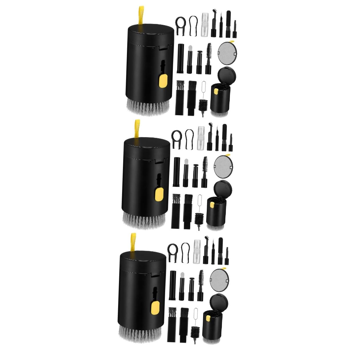 jojofuny 3 Juegos De Kit De Limpieza Cepillo De Limpieza De Auriculares Limpiador De Teclado Kit De Limpieza De Lentes Herramienta De Limpieza Electrónica Limpiador De Cámara Limpiador De