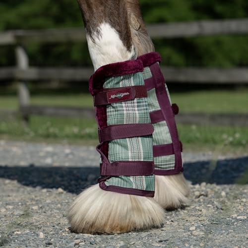 Image of Kensington Protective Products Horse Fly Boots - Fleece Trimmed - Stay-Up Technology - Protection from Insect Bites and UV Rays - Sold in Pairs (2 Boots)