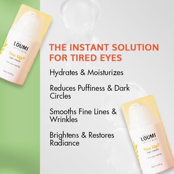 LOUMI Skincare The Glow Pack - Say Aloe! All Day Cream, You Up? Eye Cream, Rose Glow Illuminating Oil, & Revive Retinol Drops - Hydrating, Brightening, Moisturizing Daily Skincare Set for Radiant Skin - Image 7