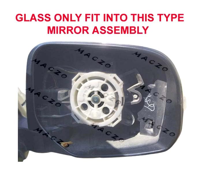 Image of Maczo - orvm Right Side Sub Mirror Glass Plate Fits Mitshubishi Pajero Sport Type-2 Model