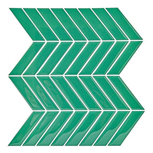 Rikopin 3D タイルシール 立体 24.5×25cm 洗面所 キッチン 模様替え 防水 防油 防汚 剥がせる 壁紙 レンガ 壁紙 シール 洗面所 トイレ 北欧 DIY