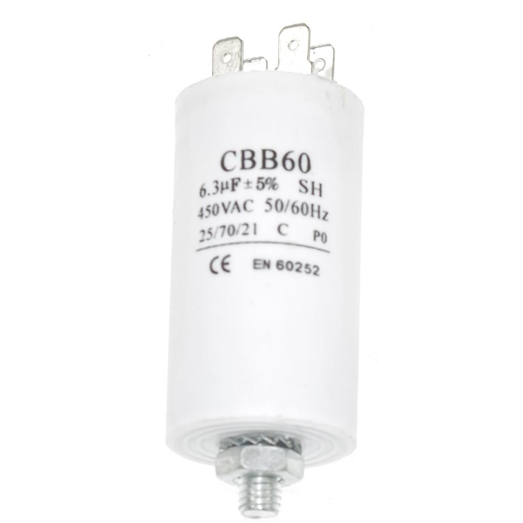 Universal 6.3UF Microfarad Appliance Motor Start Run Capacitor