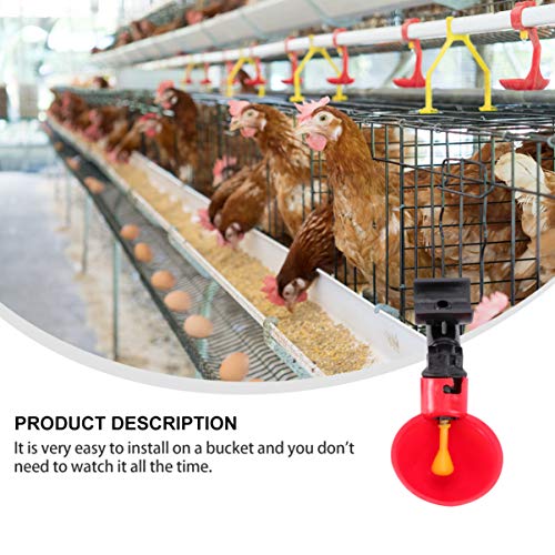 UKCOCO 6 Pcs Bebedouros de Frango Bebedouro de Aves Máquina Automática de Beber de Frango Copo de Be