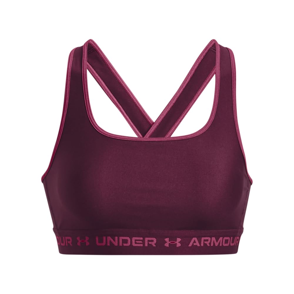 Under Armour Women's Crossback Mid Impact Sports Bra