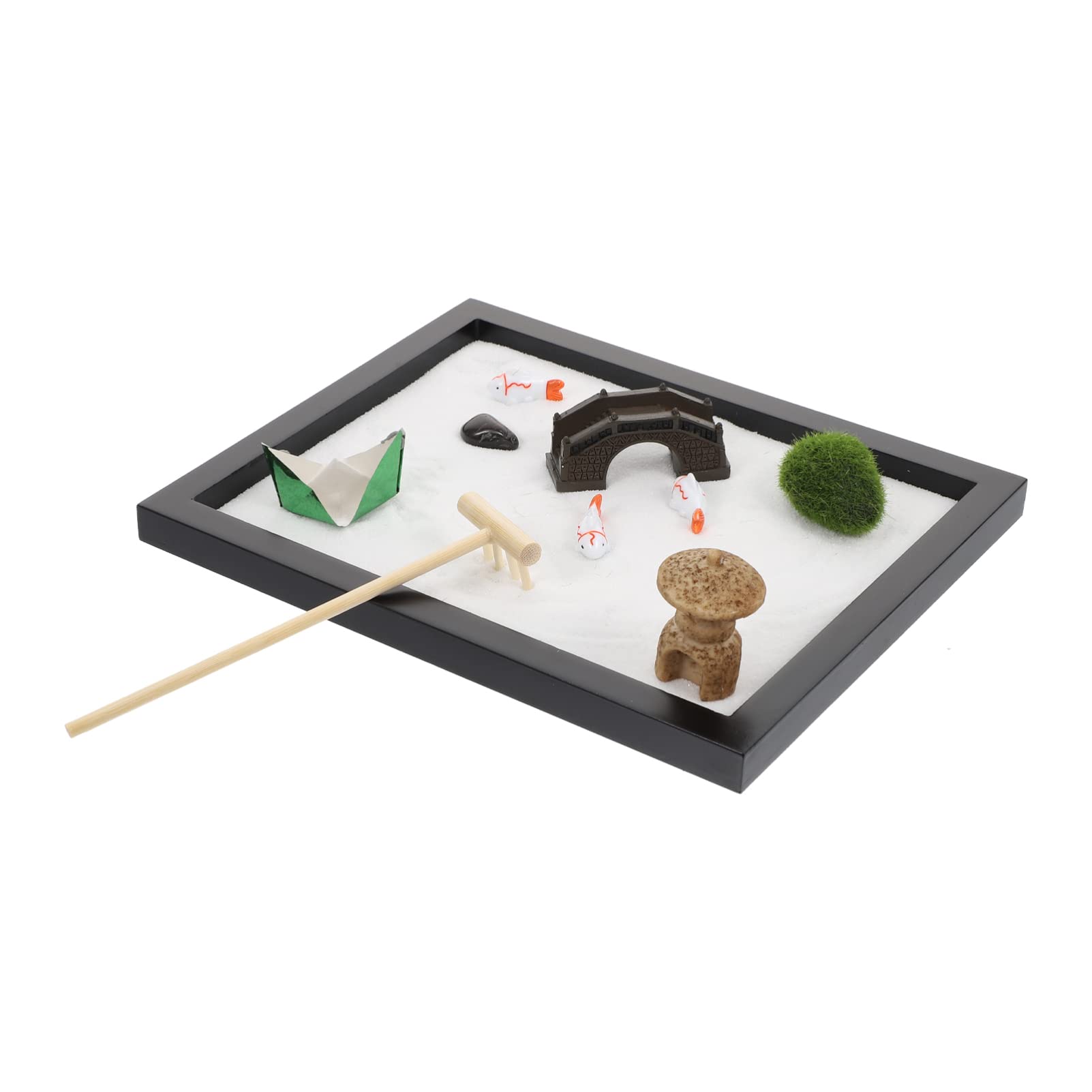 Happyyami Create Your Own Mini Garden Desktop Sandbox Sand Ornament for Zen Home Dec