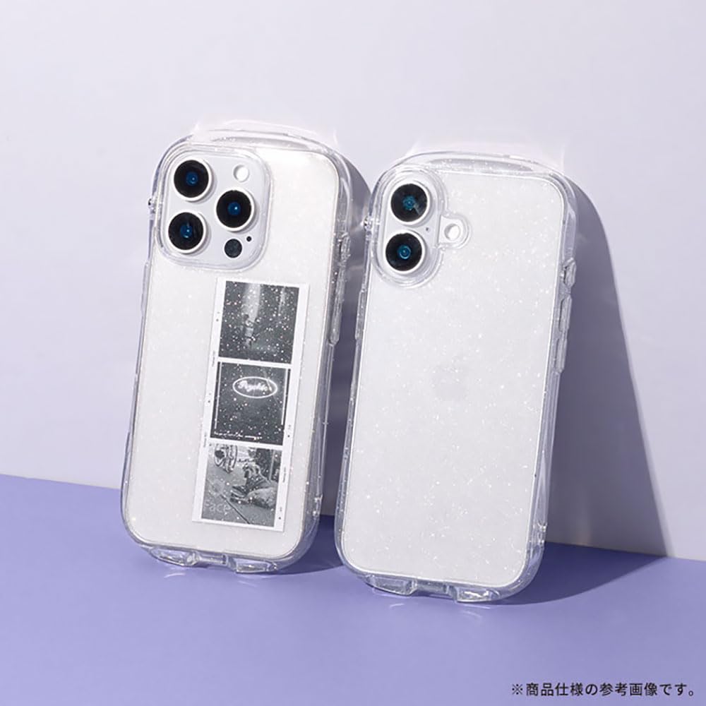 Amazon.co.jp: iFace Look in Clear iPhone 16 ケース(クリア/ラメ