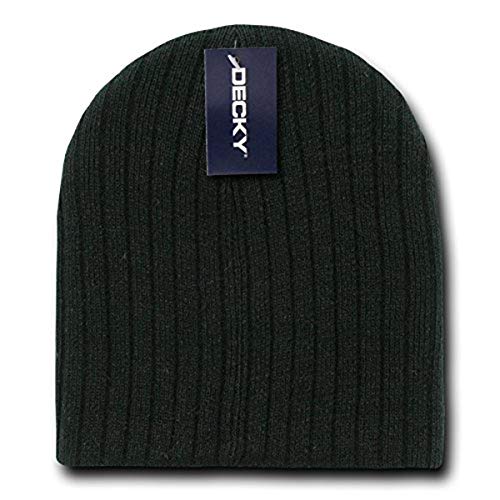 DECKY Cable Beanies, Black