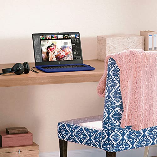 Image of 2021 Newest HP Premium 14-inch HD Laptop, Intel Dual-Core Processor Up to 2.8GHz, 16GB RAM, 64GB eMMC Storage, Webcam, Bluetooth, HDMI, Wi-Fi, Blue, Windows 10 with 1 Year Microsoft 365 (Renewed)