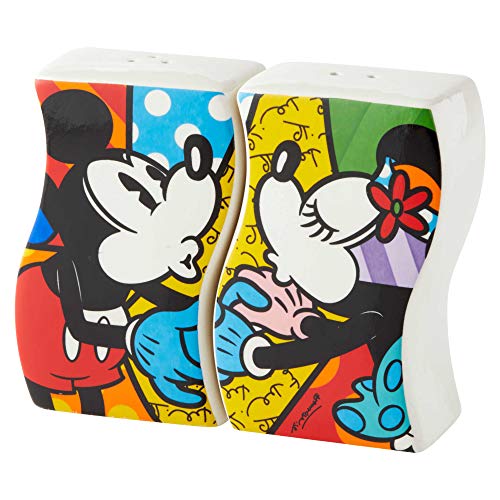 Disney by Romero Britto Sale e Pepe Shaker Topolino e Minnie, 8 cm