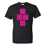 I Lu V U - Chemistry I Love You Sweet Romantic Nerdy Joke T Shirt