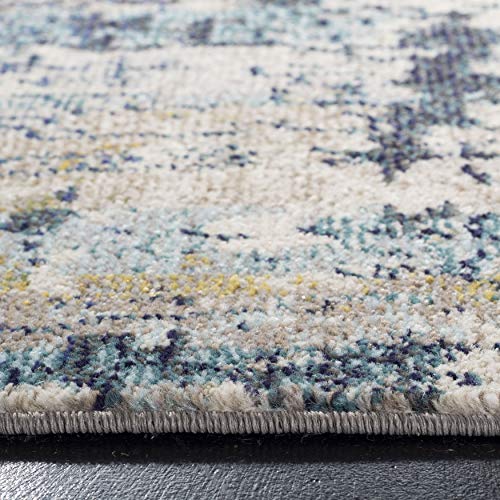Tapete SAFAVIEH Madison 9 x 12 pies crema y azul miniatura 5