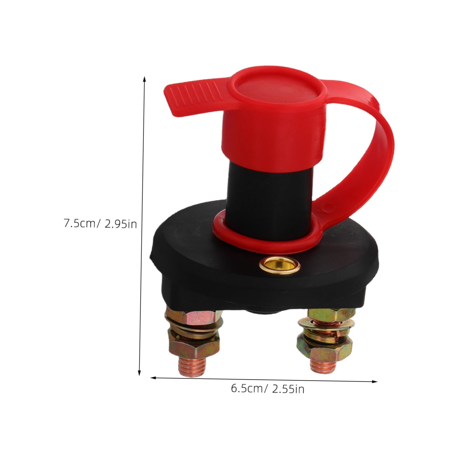 JECOMPRIS Universal Waterproof Battery Disconnect Switch for Rvs Boats Cars Marine Dc Disconnect Switch