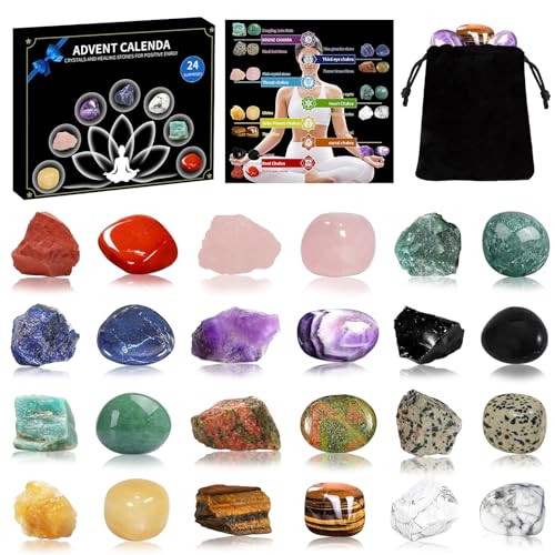 Edelstein Adventskalender 2025 Kinder, 24 Tägiger Adventskalender...