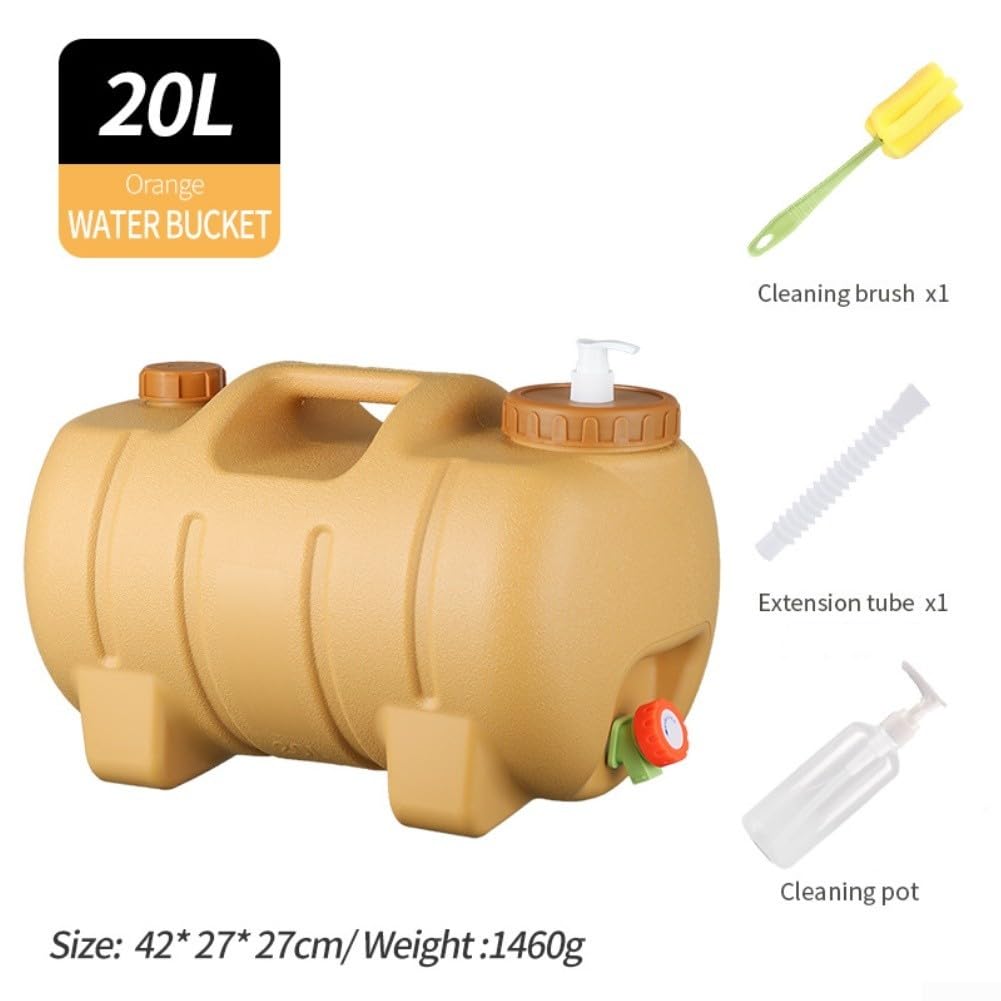Tanica Acqua 20L PE con Rubinetto per Campeggio