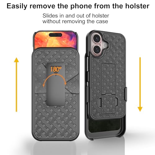 Coque iPhone 17 anti-chute avec protection écran et objectif photo - 7