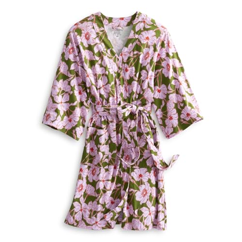 Image of Vera Bradley Women's Cotton Cozy Knit Robe (Extended Size Range)