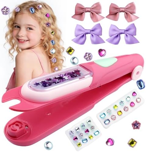 TALOOS Hair Gem Stamper Kit,Kids Hair Accessories for Girls Toys,...