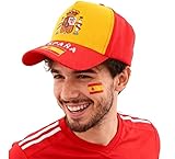 ZZ DISFRAZZES | Gorra de España para adulto (Talla Única)