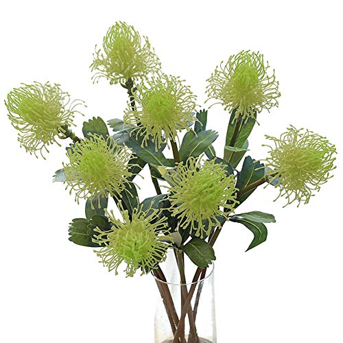 Whiie891203 Artificial Fake Flowers Plants,Artificial Flowers Stage Arrangements Wedding Bouquets Decorations Floral Table Centerpieces for Home Kitchen Garden Party Grave DIY Decor Green