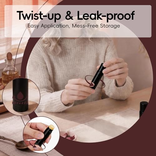 Pilloze 50pcs Lip Balm tubes Empty, 5.5ml (3/16 Oz), Black Lip Balm Container Bulk with Caps, Perfect for Kip Balm, Lip Gloss,Eeodorant, Chapstick, BPA Free & Leak Free, Portable (50, Black) — view 5