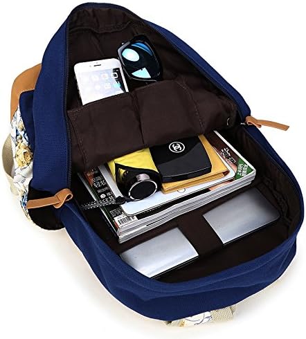 Miniatura 3 de Mochila escolar para niñas y mujeres, mochilas de viaje para laptop, mochila escolar ligera, mochila de lona para la espalda, mochila casual