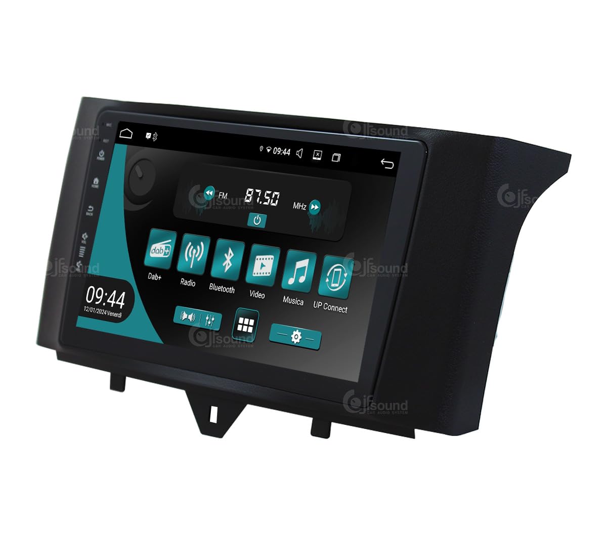 Autoradio Android JF-039SO-UP compatibile con SMART FORTWO 451 2011-2015 | CarPlay e Android Auto | GPS | DAB+ |9 pollici HD | Prodotto in Italia