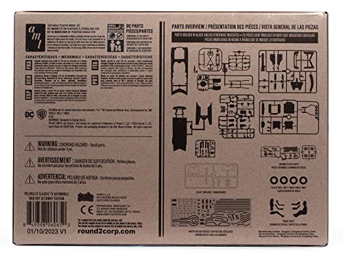 Polar Lights 1966 Batmobile W/Catwoman & Penguin Figures 1:25 Scale Model Kit #TOP3