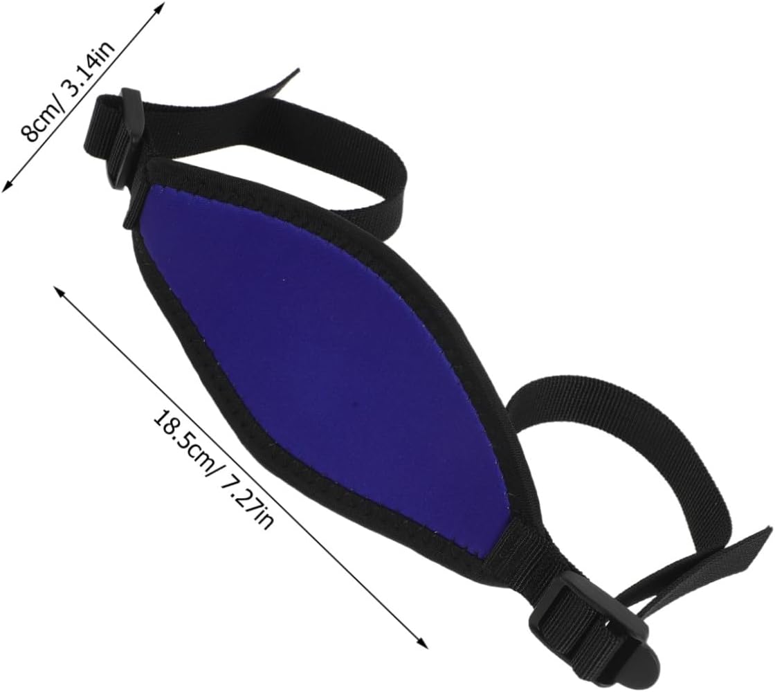 VALICLUD 2pcs Neoprene Scuba Mask Strap Cover with Adjustable Buckle for Swimming Goggles and Diving Mask, Portable and Smooth Comfortable Fit Hair Wrap for Scuba Diving and Travel