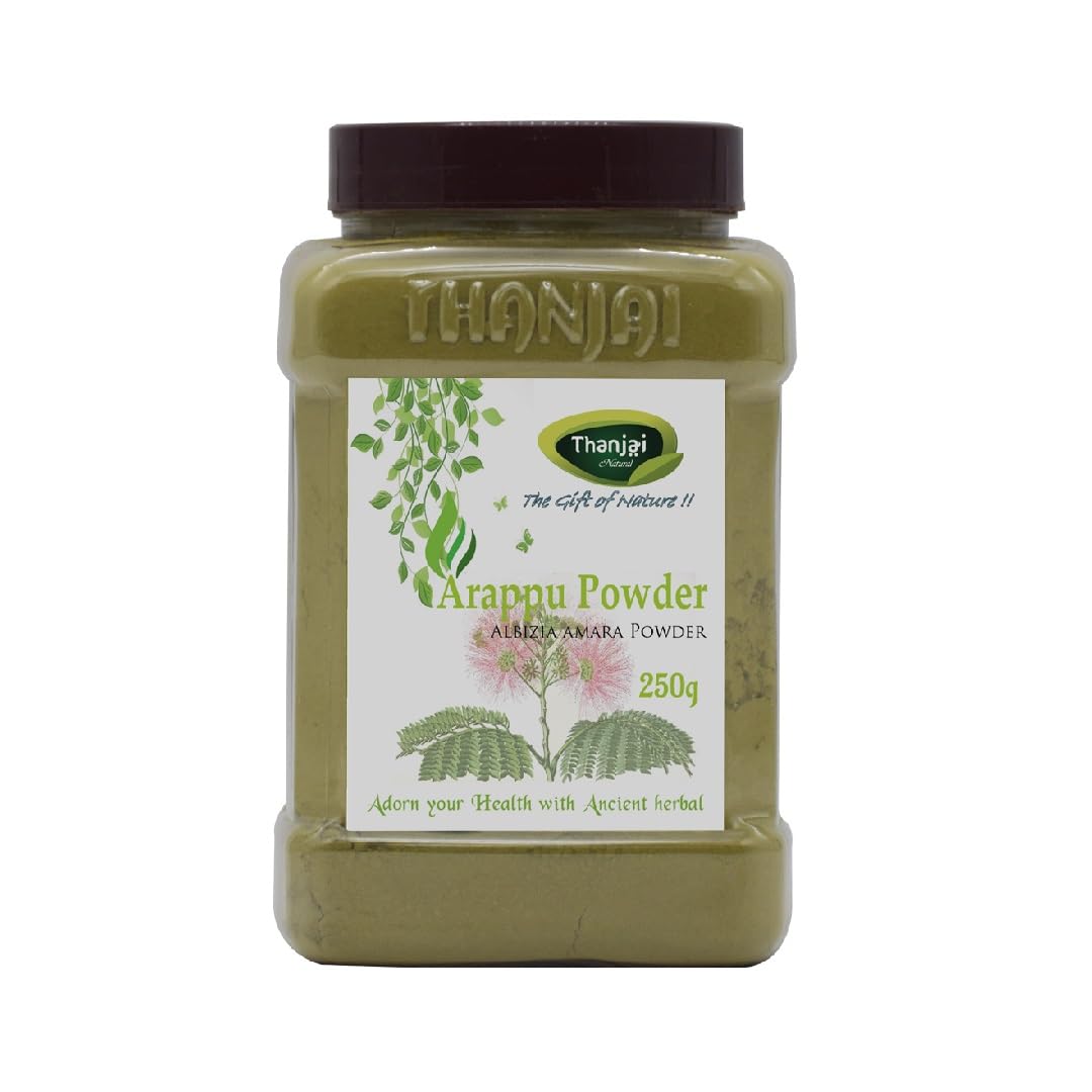 "Thanjai Natural Arappu Powder/Albizia Amara 250g (Jar) | 100% Natural, Sun-Dried Herbal Hair Wash & Bath | Traditional Care, No Chemicals, No Artificial Additives"-image-25