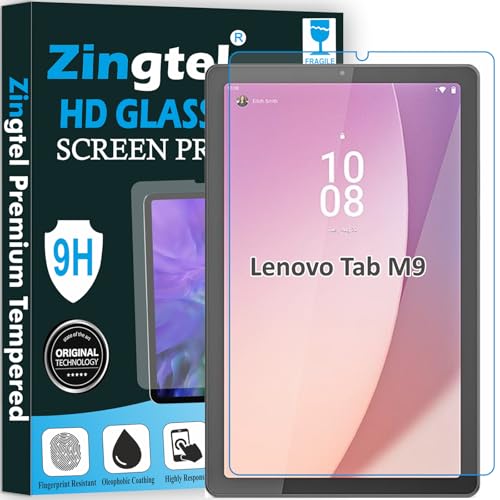 Image of Screen Guard Designed For Lenovo Tab M9 Nano Fiber Tempered Glass Screen Protector Flexible, HammerProof & Shatterproof