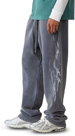 PacSun Mens Fleece Black Slim Boot Sweatpants Size Large