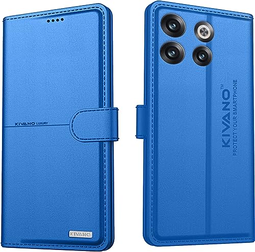 Image of Compatible with OnePlus 10T 5G Flip Cover | Leather Finish | Inside Pockets & Inbuilt Stand | Shockproof Wallet Style Magnetic Closure Back Cover Case