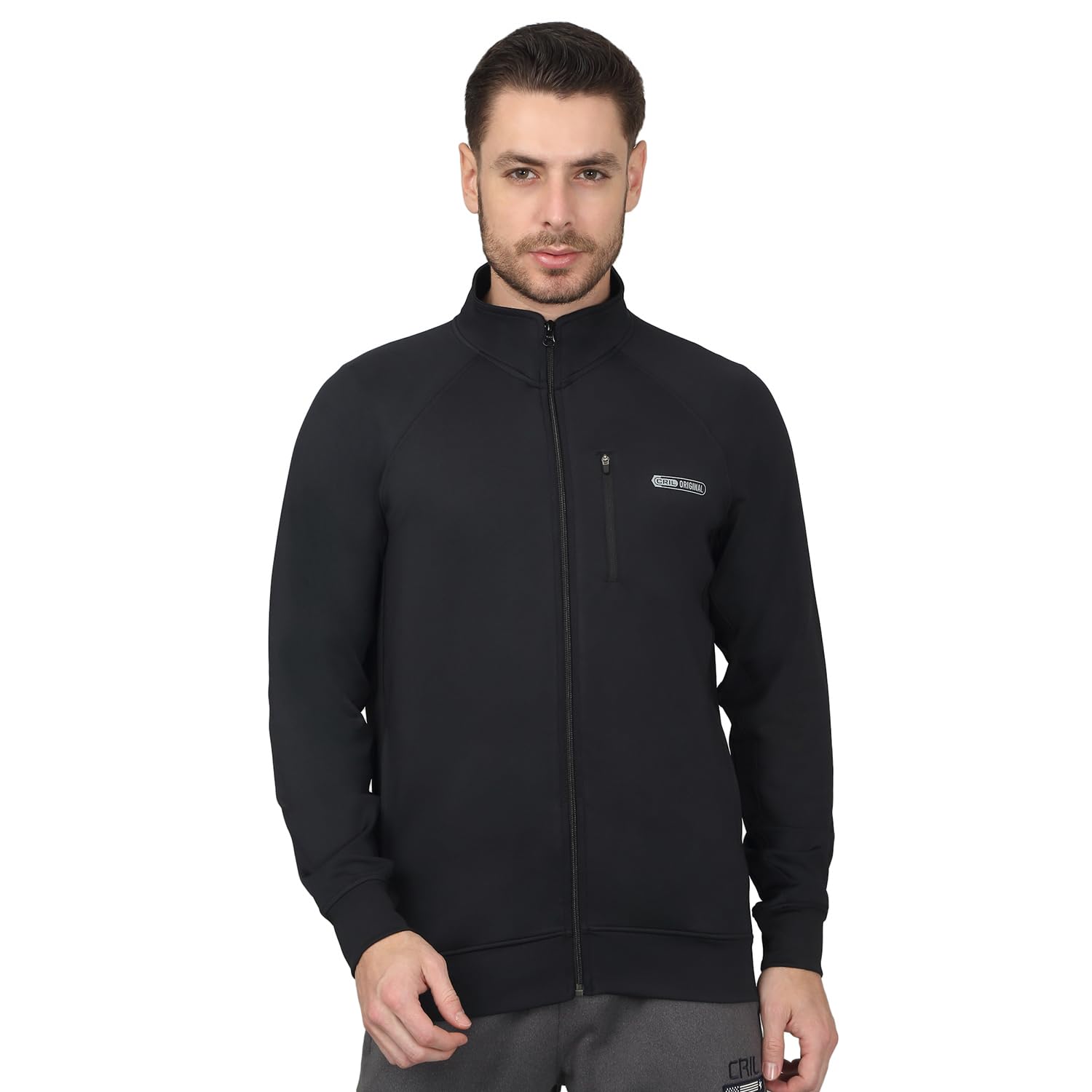 cantabil Solid Grey Full Sleeves Mock Neck Regular Fit Men's Casual Jacket | Casual Winter Jackets for Men | Mens Jackets for Winter Wear (P_MJKT00291)-picture-37
