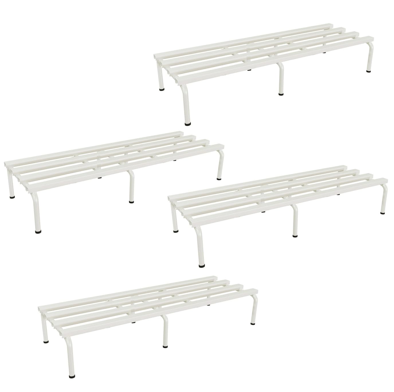 IRON LANDS CLASSIC Pot Stand Spectacular Heavy Duty Metal Stand Plant Stands Display Rack for Indoor & Outdoor Use - Perfect for Your Home and Garden Decor (Pack of 4 - White) (B0D7GWKS3W) Amazon Price History, Amazon Price Tracker