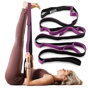 SPECIAL SUPPLIES Exercise Yoga Strap for Stretching, Fitness, and Physical Therapy, Home Gym and Personal Training Equipment