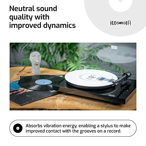 Hudson Hi-Fi Turntable Cartridge Alignment Protractor Mat (Single-Sided Print, No Strobe Included) #TOP6