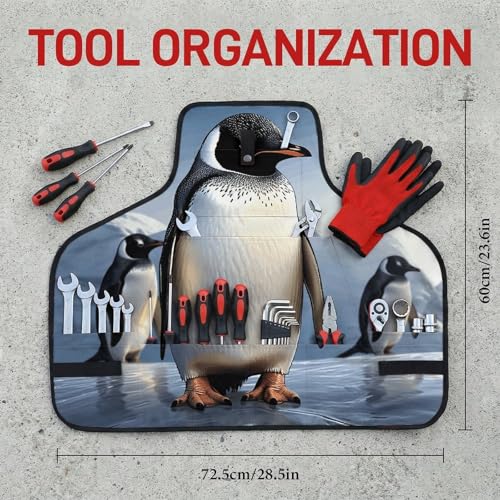 Delantal de trabajo Penguin con bolsillos ajustables miniatura 2
