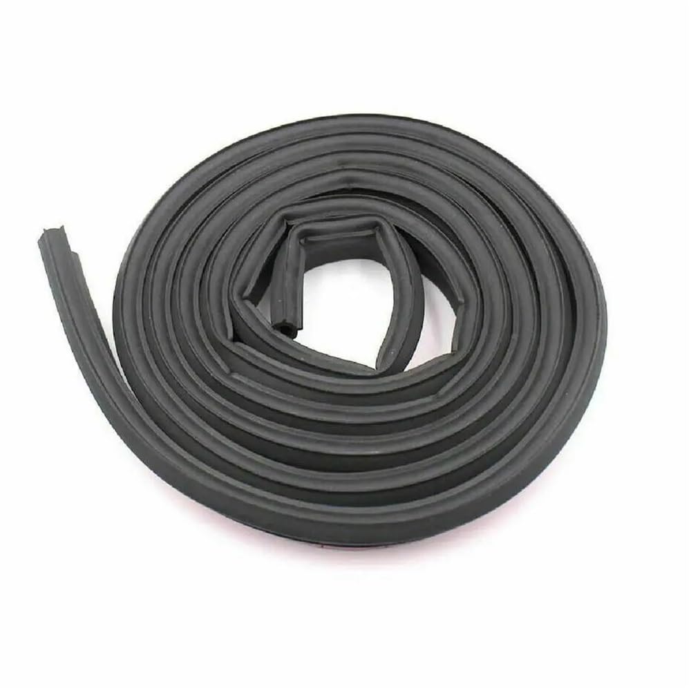 Sealing Strip 5M 16ft Rubber Black Universal Pickup Truck Bed Tailgate Sealing Strip Anti Dust