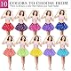 AYBUY Tüllrock Damen LED Tütü Erwachsene, Tutu mit Futter, Erwachsen Teenager Tutu Party für Fasching Karneval Ballett Dress Halloween Kostüm Karneval Motto Party, 40CM (Rosarot)