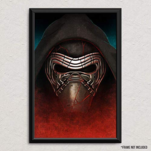 Kylo Ren Portrait - Star Wars - Original Art Poster Print