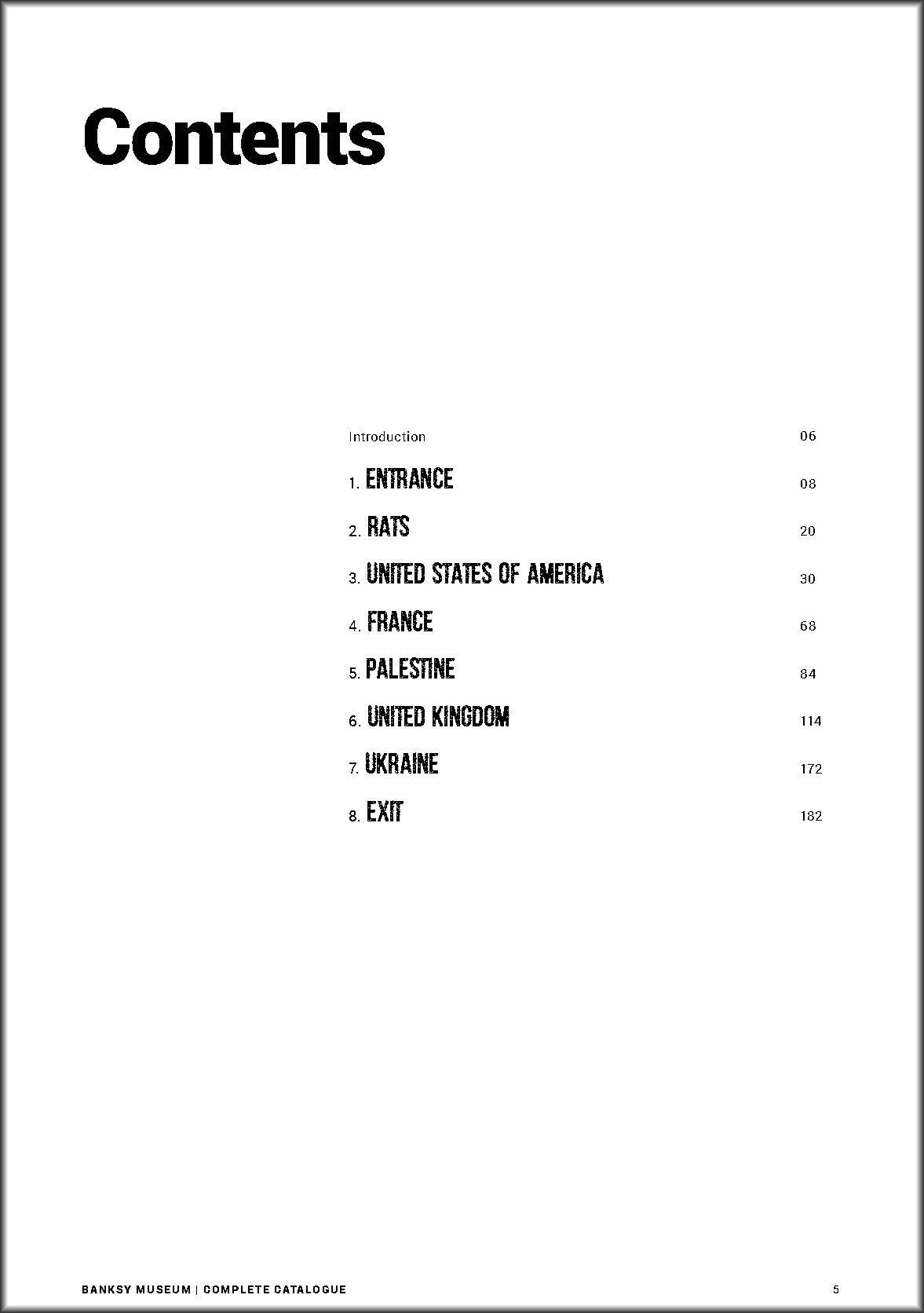 Banksy Museum: complete catalogue