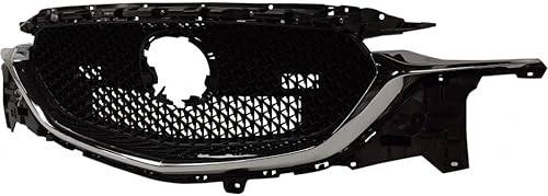 Miniatura 3 de Para Mazda CX-5 2017 18 19 20 20 2021 parrilla | Gris oscuro texturizado con repuesto de moldura Chome para MA1200215