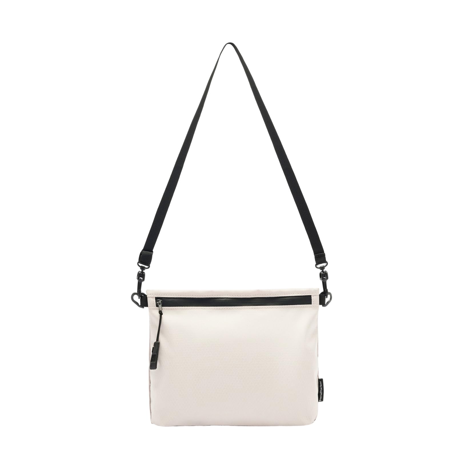 NextPackerLite Pouch with YKK Shoulder Strap & Double Sided Zipper for Passport, Cash, Tech, Pens, Tool Kits, SIM card, Toiletries & Cosmetics