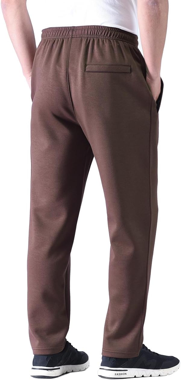 Zoulee New Men's Classic Drawstring-Waist Jogger Pants Sweatpants with Zipper Fly - Image 6